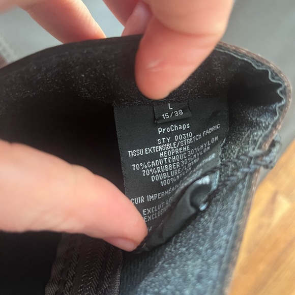 Pro-chaps The FIT – Half Chap in brown NWT size large - Picture 7 of 7